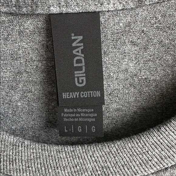 LOS POLLOS HERMANOS BREAKING BAD Gildan Heavy Cotton Charcoal long sleeve tee L - Picture 3 of 4